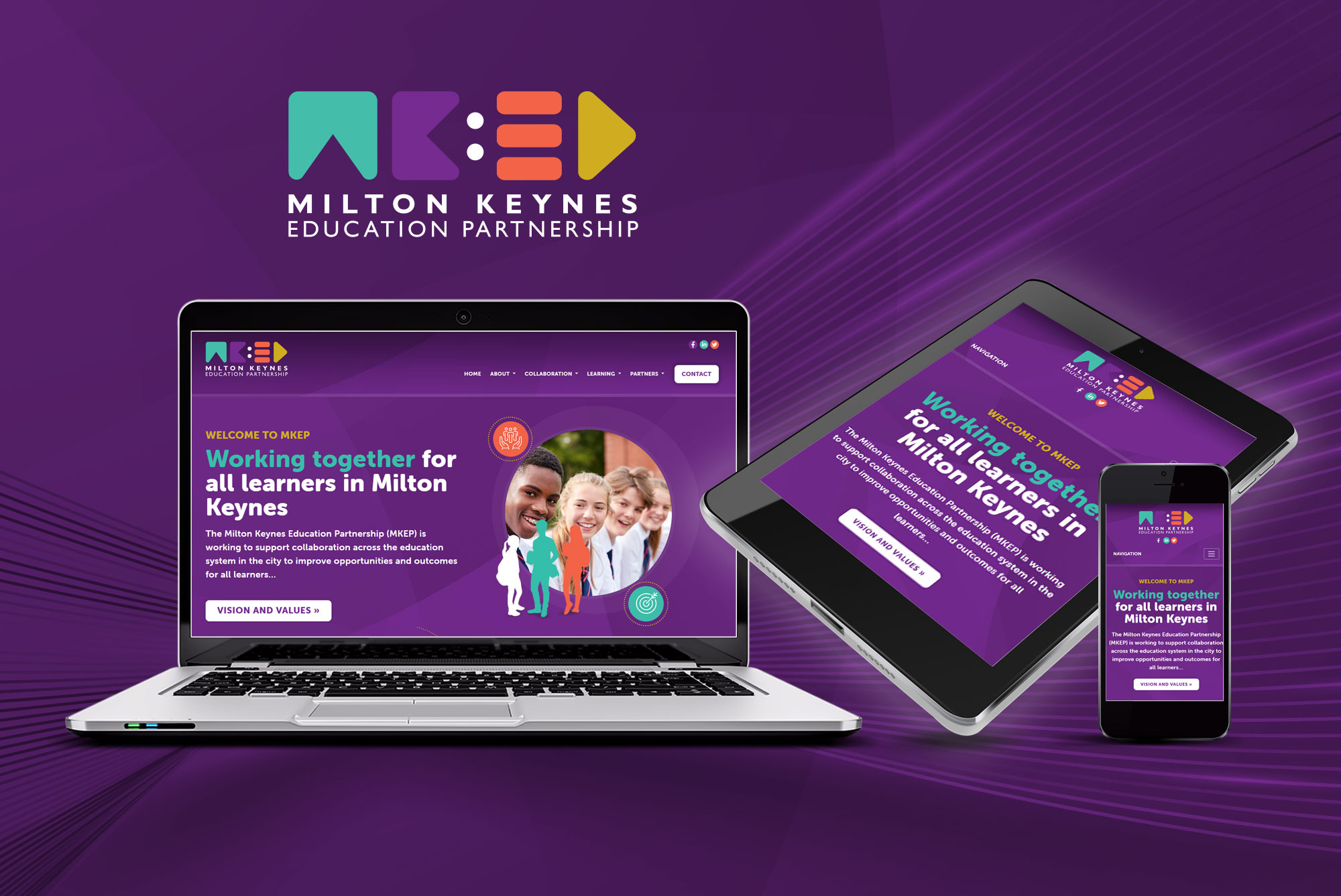 Milton Keynes Education Partnership - Logo and website